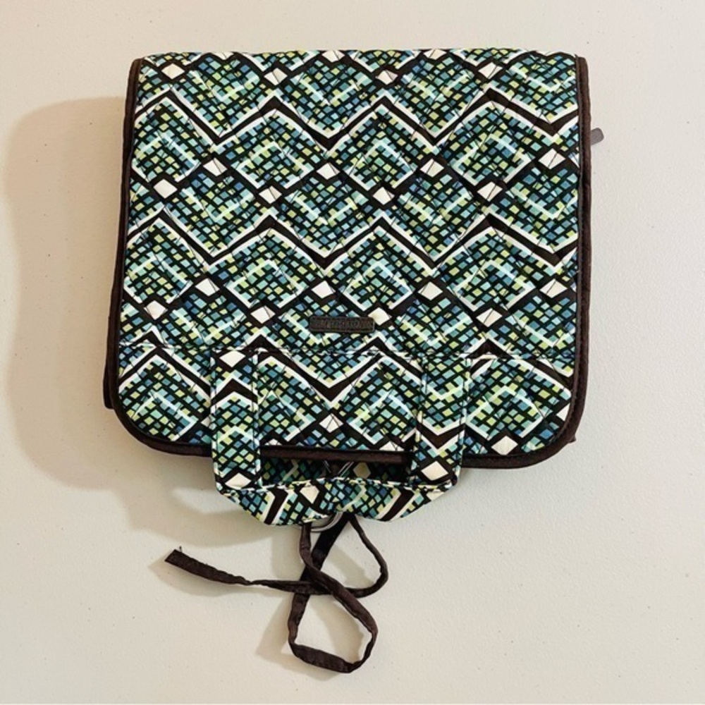 Vera Bradley RAIN FOREST Hanging Accessory organizer Travel Bag Jewelry